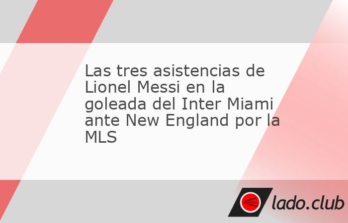 El Inter Miami de Lionel Messi le abrió las puertas del Chase Stadium al New England Revolution, para disputar el penúltimo encuentro de la temporada regular de la Major League Soccer (MLS) y lo hiz