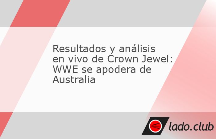 El evento Crown Jewel en el RAC Center en Perth contó con dos luchas por el Campeonato Crown Jewel, la última parada internacional de la gira de retiro de John Cena, una lucha por equipos llena de e