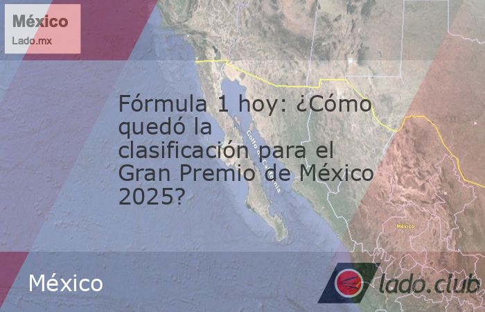 Los pilotos de la Fórmula 1 regresaron a la pista para realizar la clasificación del Gran Premio de México 2025 para definir el orden de salida para la carrera.Luego de unas prácticas libres en el