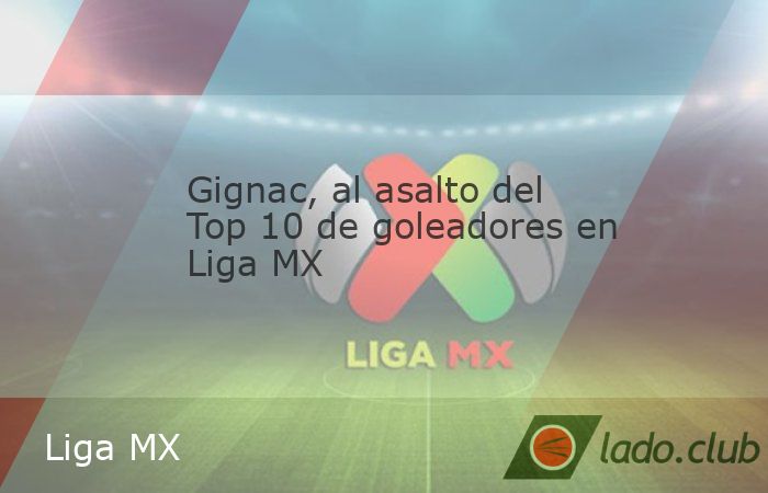 Con 189 goles en 10 años, Gignac está a dos de entrar al Top 10 de goleadores históricos de Liga MX.