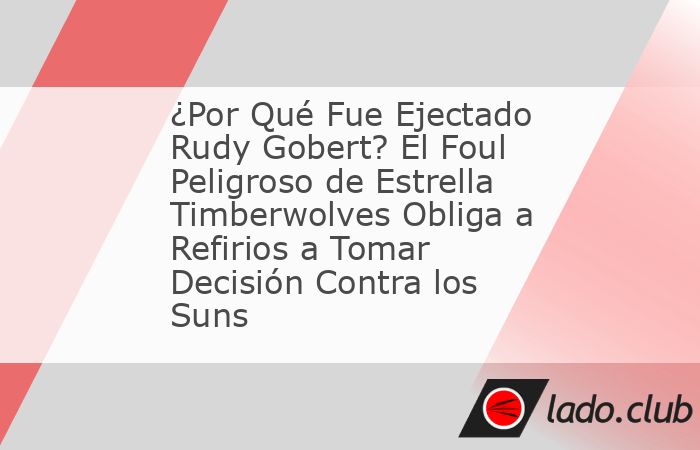 En el corazón de la noche de hoy, durante el enfrentamiento entre los Minnesota Timberwolves y los Phoenix Suns, la multitud en Target Center quedó atónita por lo que ocurrió en la cancha. Rudy Go
