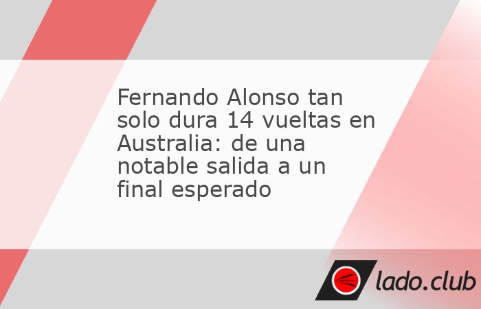 Fernando Alonso únicamente puede dar 14 vueltas antes de abandonar; su salida, la parte más positiva Fernando Alonso no se merece este bochorno 