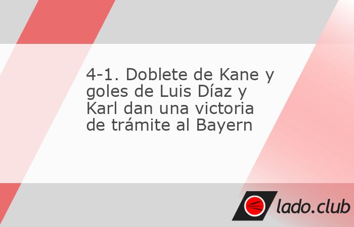 Berlín, 18 mar (EFE).- El Bayern se impuso este miércoles por 4-1 al Atalanta con dos goles de Harry Kane, uno de ellos de penalti, uno de Lennart Karl y otro de Luis Díaz para acabar c