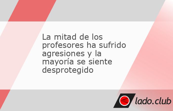 La mitad de los profesores ha sufrido agresiones y la mayoría se siente ...