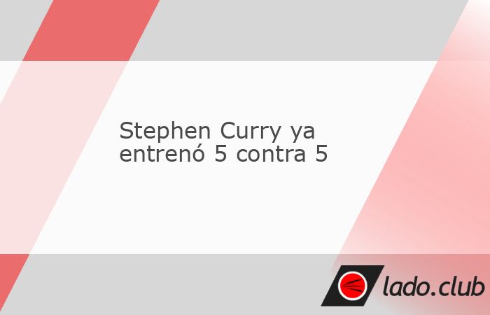 Stephen Curry, la estrella de Golden State Warriors, recibió finalmente la luz verde médica para participar en un partido de cinco contra cinco el martes por la tarde