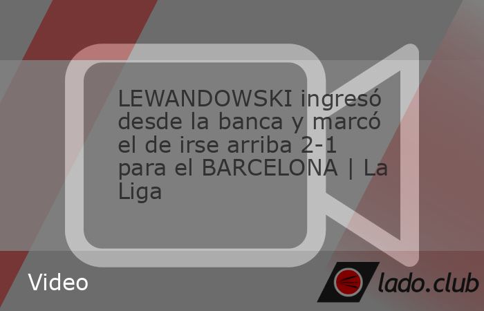 Robert Lewandowski ingresó desde la banca, marcó el de irse arriba 2-1 para Barcelona y silenció el Metropolitano. #LaLiga #AtleticodeMadrid #Barcelona | ESPN Deportes
