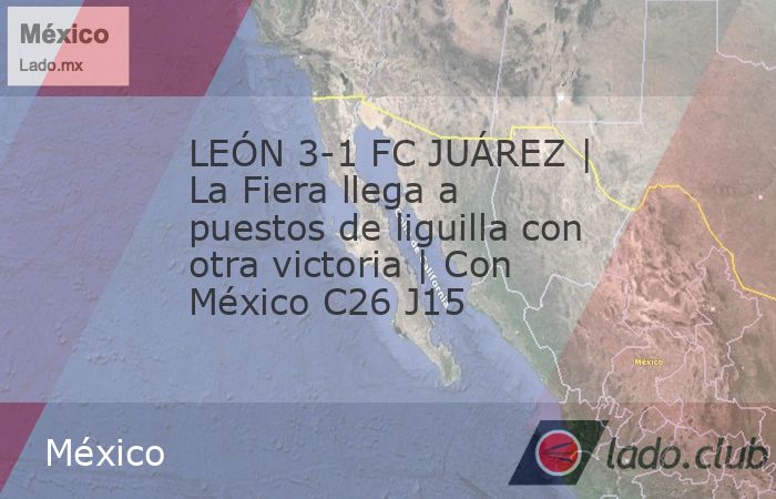 #León #FCJuárez #Jornada15 #ConMéxicoC26

SIENTE TU LIGA también en YouTube. Suscríbete y no te pierdas detalle de TODO lo que pasa en la #LigaBBVAMX y Liga BBVA Expansión MX:  https://www.youtu