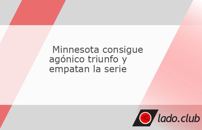 Los Timberwolves ganaron el partido dos de la primera ronda de los playoffs por marcador de 119-114