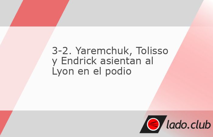 Redacción deportes, 25 abr (EFE).- El doblete del ucraniano Roman Yaremchuk, el gol anotado por Corentin Tolissó y el empuje de Endrick, llevaron al Lyon al triunfo sobre el Auxerre (3-1) qu