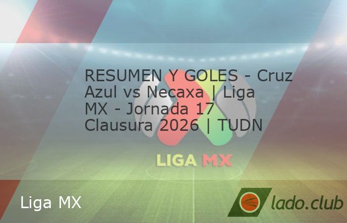 RESUMEN Y GOLES - Cruz Azul vs Necaxa | Liga MX - Jornada 17 Clausura ...