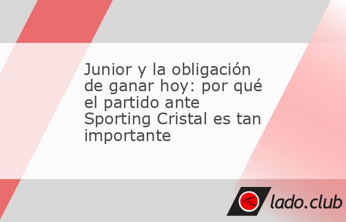 Junior de Barranquilla se juega una noche decisiva en esta quinta fecha de la fase de grupos de la Copa Libertadores 2026. El conjunto dirigido por Alfredo Arias recibe a Sporting Cristal sabiendo que