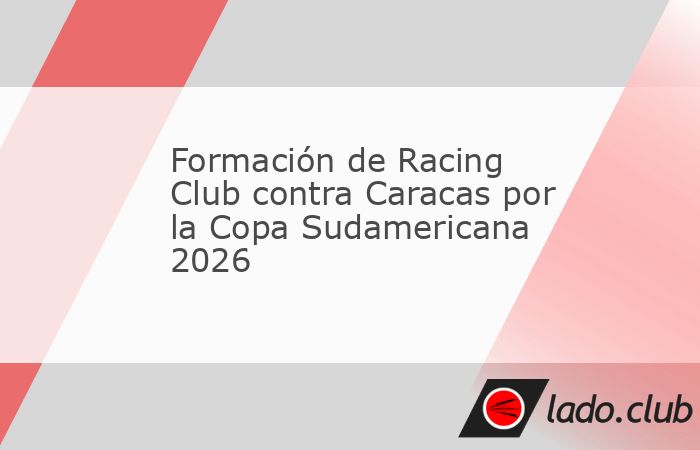 Racing Club se juega su destino en el plano internacional en noventa minutos que prometen ser dramáticos. El elenco dirigido por Gustavo Costas recibe a Caracas por la fecha 5 de la Copa Sudamericana