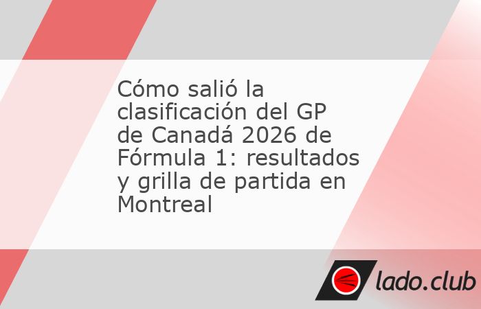 El semáforo del Circuito Gilles Villeneuve de Montreal se encendió para albergar una de las sesiones de clasificación más intensas en lo que va de la Formula 1. Con el asfalto canadiense presentan