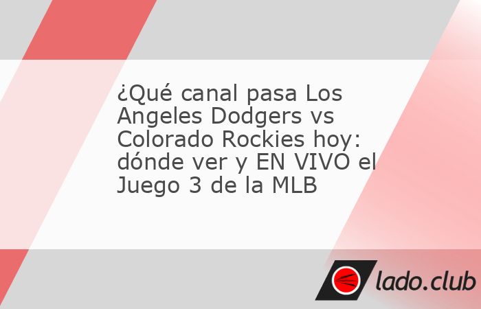 Llegó el momento del desenlace para una de las series más seguidas del béisbol de las Grandes Ligas. Los Angeles Dodgers saltan al diamante por tercera noche consecutiva para enfrentar a los Colora