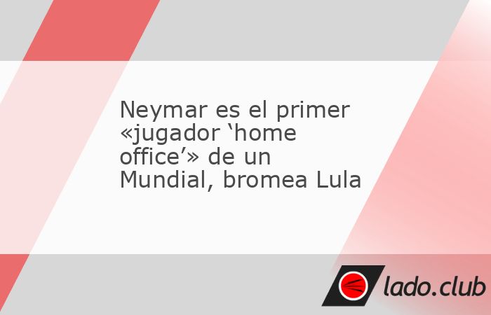Facebook  Twitter WhatsAppSao Paulo. El presidente de Brasil, Luiz Inácio Lula da Silva, bromeó este viernes sobre la situación del futbolista Neymar y afirmó que el delantero es el primer «jugad