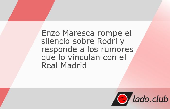 Enzo Maresca fue presentado oficialmente como nuevo entrenador del Manchester City y una de las primeras preguntas que enfrentó estuvo relacionada con el futuro de Rodri Hernández. El mediocampista 