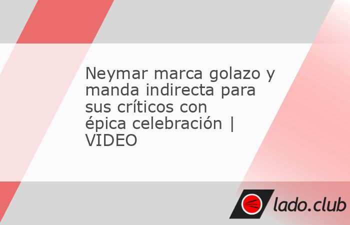 Cuando parece que la carrera de Neymar no podría tener más polémica, el jugador nuevamente hizo algo para llamar la atención durante un partido del Brasileirao.La figura de Neymar parece que está