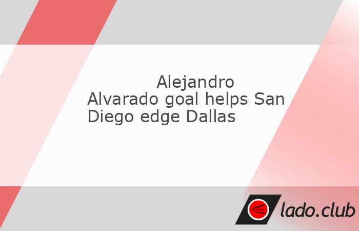  Alejandro Alvarado scored his first MLS goal in the 50th minute and San Diego FC made it hold up for a 1-0 victory over visiting FC Dallas on Saturday 