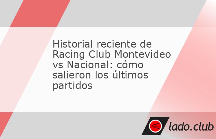 El próximo 15 de agosto de 2026, el Estadio Centenario recibirá el compromiso entre Racing Club Montevideo vs Nacional por la fecha 2 de la Liga AUF Uruguaya – Clausura. Ambos clubes vuelven a
