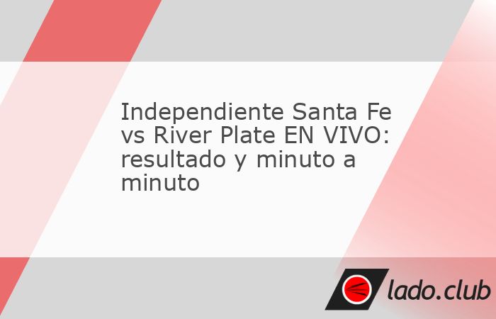El encuentro entre Independiente Santa Fe vs River Plate por los octavos de final de la CONMEBOL Copa Sudamericana se disputa el 19 de agosto de 2026 en el Estadio Nemesio Camacho El Campín. Toda la 