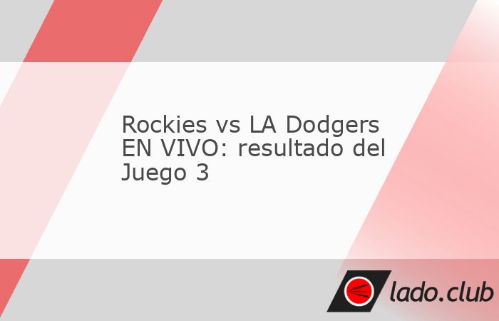 El partido entre Colorado Rockies vs Los Angeles Dodgers corresponde a una nueva jornada de la MLB y se disputa el 19 de agosto de 2026 en Coors Field. Todos los detalles del encuentro y el resultado 