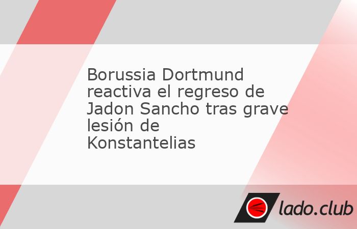 Jadon Sancho vuelve a aparecer en el radar del Borussia Dortmund. La grave lesión sufrida por Giannis Konstantelias ha obligado al conjunto alemán a buscar alternativas para reforzar su ataque y el 
