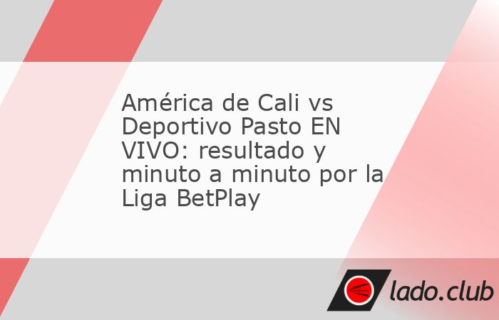 El seguimiento del partido entre América de Cali vs Deportivo Pasto se encuentra disponible para seguir en directo en esta página. El compromiso corresponde a la Fecha 10 de la Liga BetPlay Dimayor,