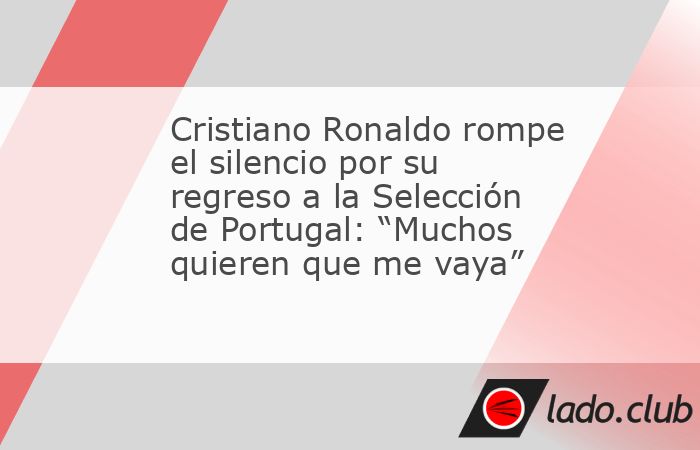 Ciudad de México.- Cristiano Ronaldo dejó claro que no piensa retirarse de la Selección de Portugal por ahora. A sus 41 años, tras disputar su sexta Copa del Mundo y luego de volver a ser convocad