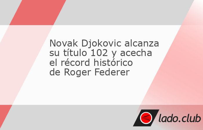 Tras conquistar por séptima vez el China Open, el serbio extendió a 21 las temporadas consecutivas ganando al menos un trofeo ATP y quedó a una sola corona de igualar los 103 galardones del maestro