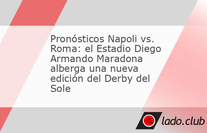 Bolavip México presenta los mejores pronósticos para Napoli vs. Roma por la fecha 8 de la Serie A 2026/27.       Nuestros picks    Pronósticos: Napoli vs Roma    Cuotas ofrecidas por 1xbet         