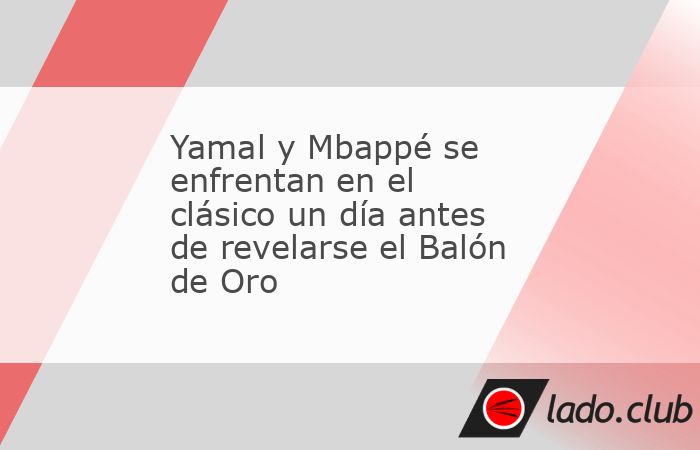 BARCELONA (AP) — Lamine Yamal y Kylian Mbapp&eacute; esperan ganar el Bal&oacute;n de Oro el lunes por la noche, cuando se prev&eacute; que asistan a la gala en Londres del premio individual m&aacut