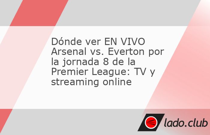 Arsenal y Everton se enfrentan este sábado 24 de octubre, en el Emirates Stadium, por la jornada 8 de la Premier League. Los detalles de la televisación. Arsenal recibe a Everton este sábado 24 de 