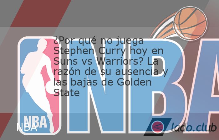 Stephen Curry es la gran ausencia de Golden State Warriors para enfrentar a Phoenix Suns en una nueva jornada de la NBA 2026/27. El equipo de Steve Kerr atraviesa un comienzo complicado después de su