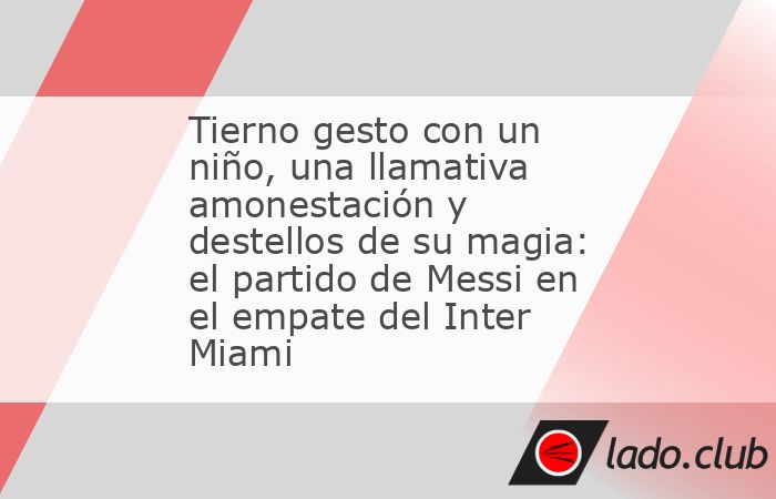 Lionel Messi tuvo una discreta actuación en el empate del Inter Miami 2-2 ante FC Cincinnati por la fecha 31ª de la Major League Soccer (MLS). El capitán argentino no pudo tener demasiado contacto 